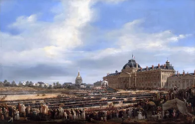 Utdeling av faner til nasjonalgarden, 29. august 1830