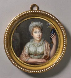Portrett av Anne Vallayer-Coster, 1804.