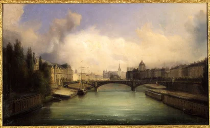 Seinen og Ile de la Cité, utsikt fra Pont Royal
