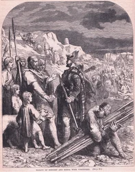 Hengist- og Horsa-traktaten med Vortigern 600 e.Kr