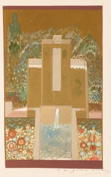 The Song of Salomon, lakk av Jean Dunand (1877-1942)