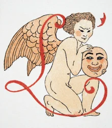 Cupid, pub. 1922 (stensiltrykk)