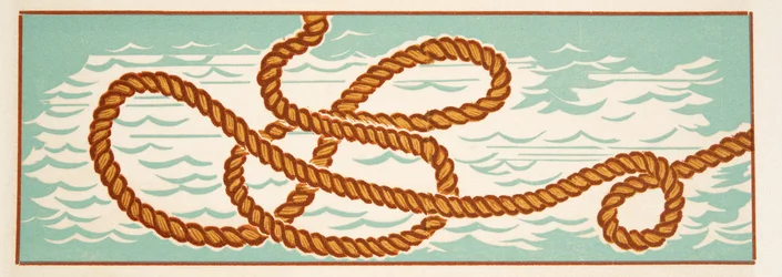 Grafisk illustrasjon fra Prometheus Enchained av Aeschylus, pub. 1941 (stensiltrykk)