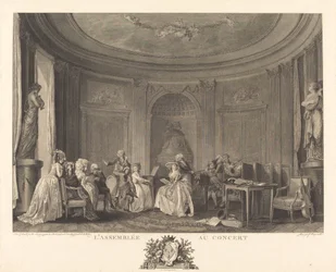 Forsamlingen på konserten
