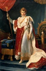 Napoleon Bonaparte (1769-1821) (olje på lerret)