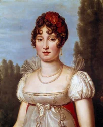 Portrett av Caroline Murat (1782-1839) etter Bonaparte Maleri av Francois Gerard (1770-1837) Paris fra 1800-tallet, Musee Marmottan