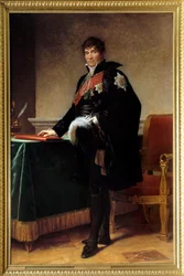 Portrett av Michel, grev Regnaud de Saint Jean d'Angely (1761-1819) Statssekretær for familien Imperiale Maleri av Francois Gerard (1770-1837) 1808 Søn. 2,1 x 1,4 m - Portrett av grev Michel Regnault de Saint Jean d'Angely (1761-1819), minister