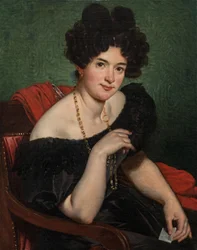 Portrett av en dame, ca. 1830 (olje på lerret)
