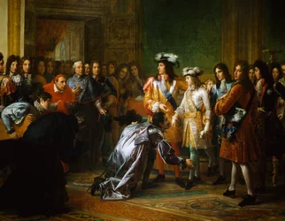 Anerkjennelse av hertugen av Anjou som konge av Spania, maleri av Francois Gerard (1770-1837), Spania