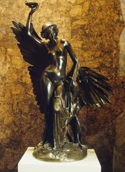 Hebe and the Eagle of Jupiter, modellert ca. 1852 støpt ca. 186080.