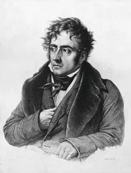 Portrett av Francois-Rene, vicomte de Chateaubriand (1768–1848), fransk forfatter, politiker, diplomat og historiker