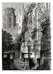 Heidelberg slott, Tyskland, 1886