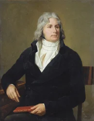 Portrett av Louis-Francois (Louis Francois) Bertin dit Bertin l