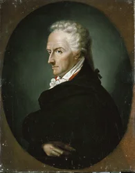 Portrett av den italienske forfatteren Vittorio Alfieri, detalj. Tidlig 1800-tall (maleri)