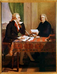Vittorio Alfieri med Abbe Tommaso Galuso (maleri)