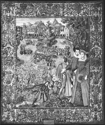 Vannfestival for Henri III (1551–89) og Louise de Lorraine (1553–1601) Brussels verksted, ca. 1580