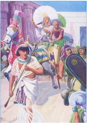 Herskeren Joseph, fra The Bible Picture Book utgitt av Thomas Nelson, ca. 1950