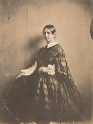 Portrett av en kvinne, ca. 1850 (foto)