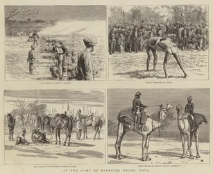 På treningsleiren, Delhi, India