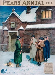 The Christmas Waits, cover av Pears Annual, 1914