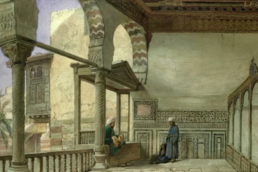 Loggia av Memlook Radnau Beys hus, Kairo