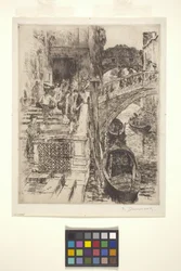Sukkenes bro, Venezia (Plate 1) (blekk)