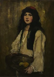 Den venetianske jenta, ca. 1880.