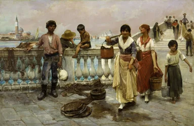 Vannbærere, Venezia, 1884.