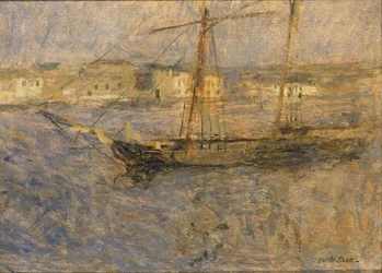 Skip ved anker, Cherbourg nr. I, n.d.
