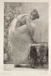 Lacing the Sandal, 1886.