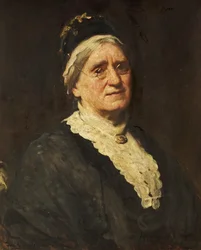 Frøken Rachel Harvey fra Shirehampton (olje på lerret)