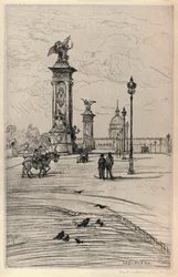 Pont Alexandre III, 1915