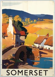 «Somerset», GWR-plakat, ca. 1930-tallet (trykk)