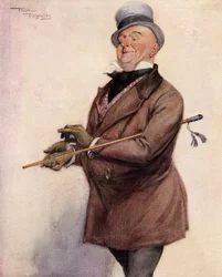 Mr. Micawber, fra «Året 1912», utgitt i London