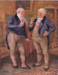 Brødrene Cheeryble (Nicholas Nickelby) (fargelitografi)