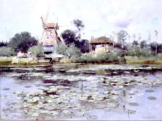 En mølledam