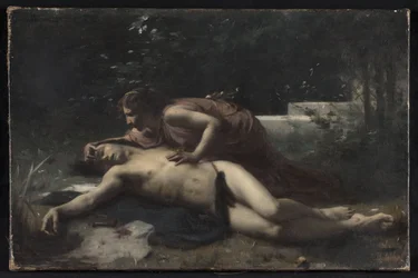 Pyramus og Thisbe, ca. 1875 (olje på lerret)