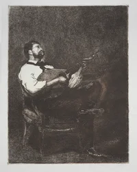 Gitarspiller, 1861.