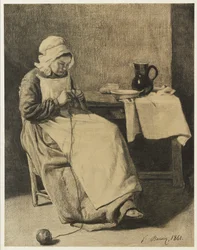 Tjenerstrikking, 1861