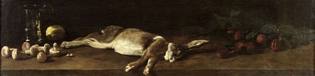 Stilleben med en hare, 1863