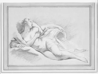 Boucher - En studie for to nymfer, ca. 1749