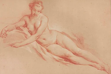 Boucher - En liggende kvinnelig nakenfigur