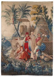 Louis XVI billedvev "aux Chinoiserie", Aubusson, siste fjerdedel av 1700-tallet