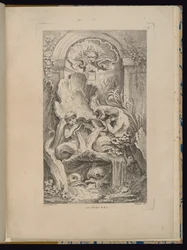 Plate 6, Receuil de Fontaines (Samling av fontener)