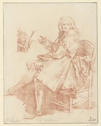 Studer for Alceste Design for illustrasjonen av Le Misanthrope
