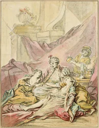 Pashaen i harem, ca. 1735–1739