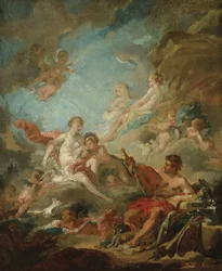 Venus i verkstedet til Vulcan, 1757