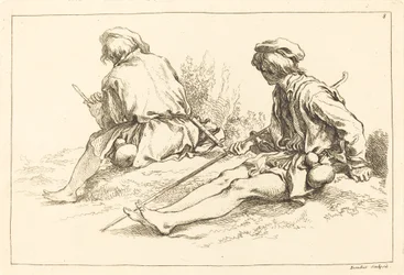 Sittende Shepherd Boys