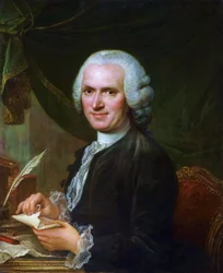 Portrett av Jean-Jacques Rousseau (1712-1778) av François Guérin.