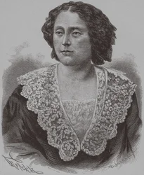 Portrett av prinsesse Nino Aleksandrovna Griboyedova født Chavchavadze, 1886